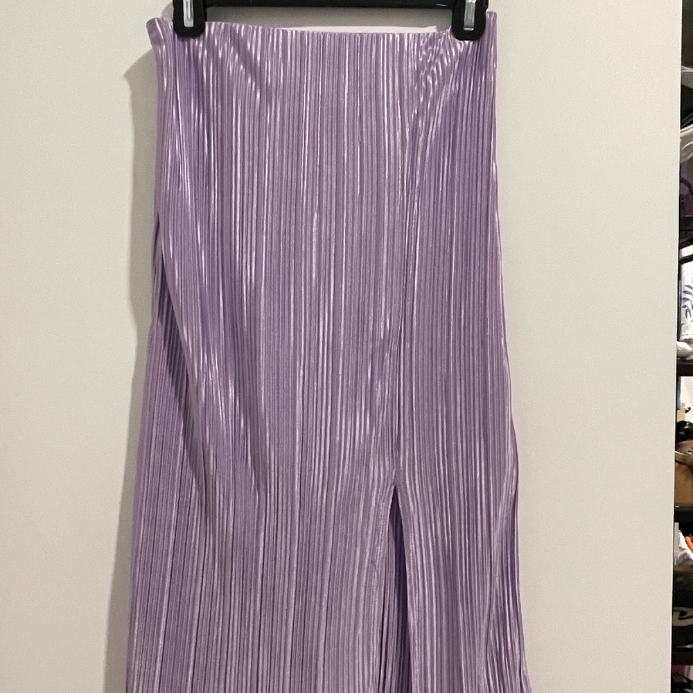 Purple Maxi Skirt w/ Slit